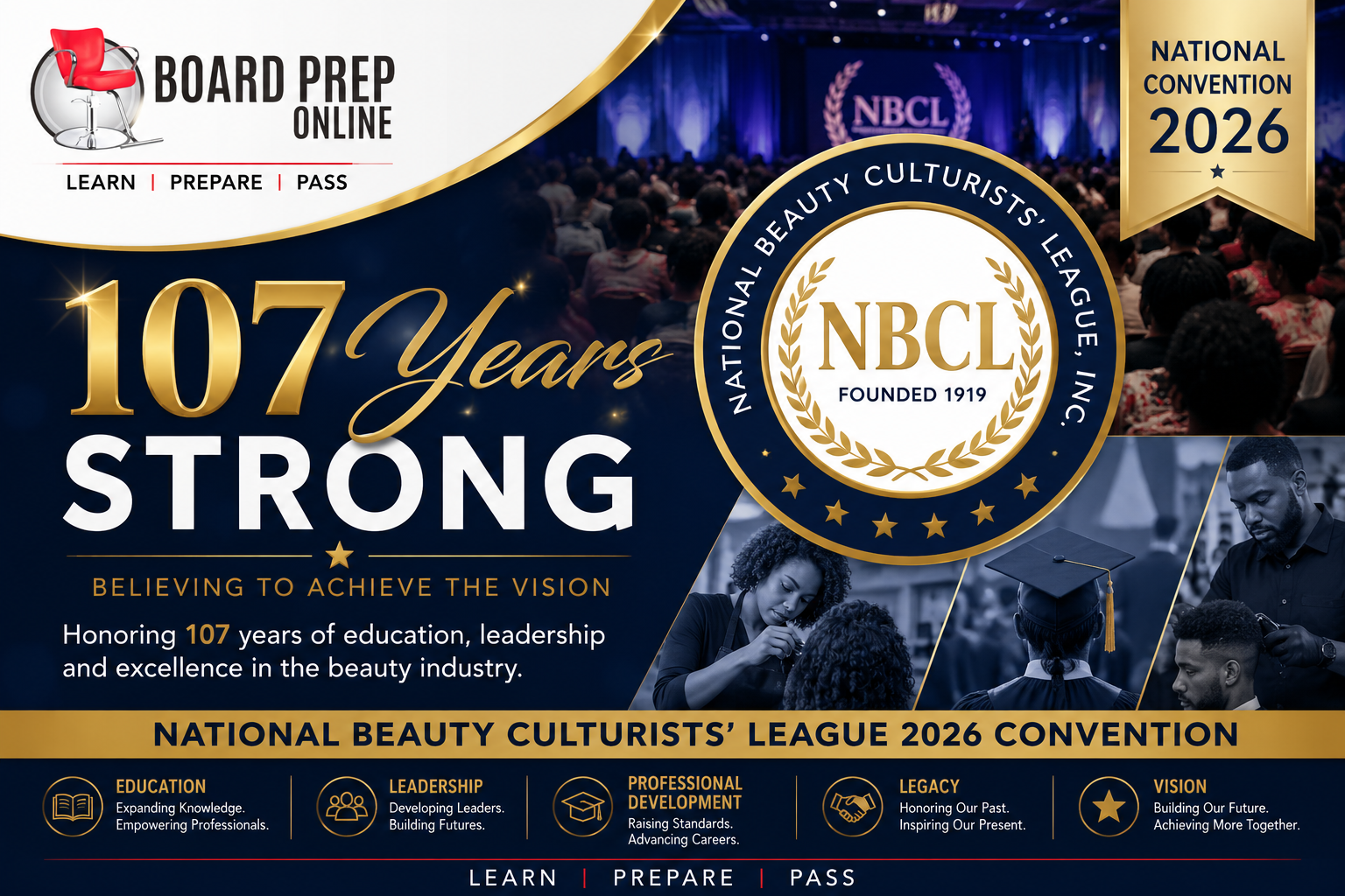 National Beauty Culturists’ League 2026 Convention celebrating 107 years of beauty education and professional excellence